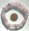 Rainbow Fluorite Button Bracelet 